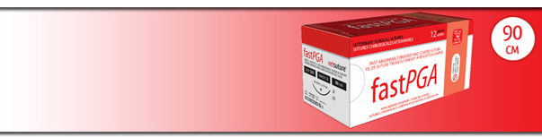 fil tress� enduit r�sorbable rapide en acide polygycolique : PGA