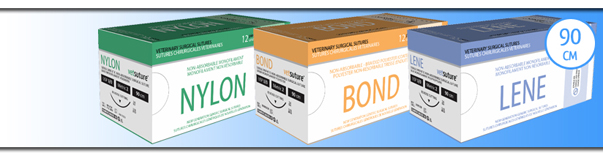 gamme vetsuture de sutures non r�sorbables : NYLON, LENE et BOND